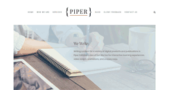Desktop Screenshot of pipereditorialconsulting.com