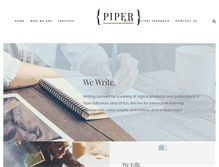 Tablet Screenshot of pipereditorialconsulting.com